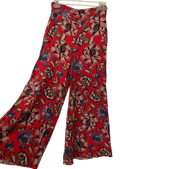 Free People Wide Leg Flowy Pants - Picture 4 of 8